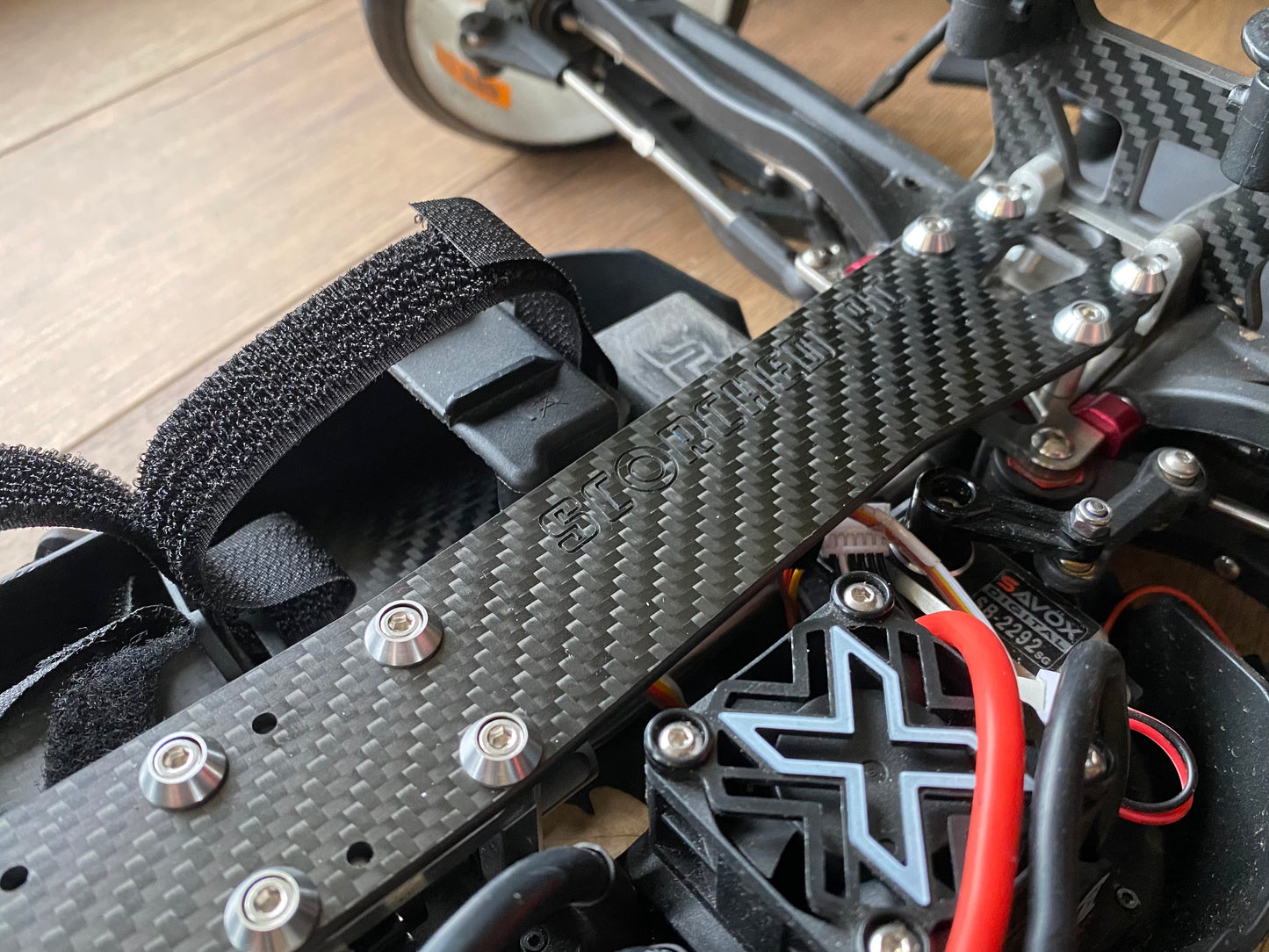 Carbon Fibre Centre Torsion Brace / Top Deck - for Arrma Kraton / Talion