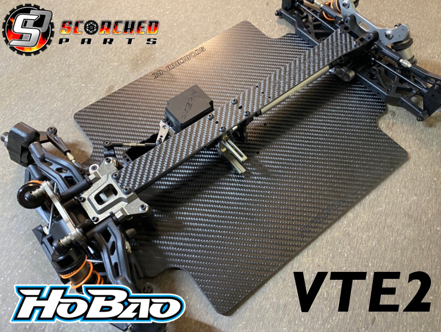 Carbon Fibre Chassis - for Hobao 1/7th VTE2 std