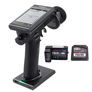 FlySky Noble NB4 2.4GHz 4CH AFHDS 3 Radio Transmitter HVGA 3.5" TFT Colors Touch Screen with FGr4/FGr4S RC Receiver for RC Car