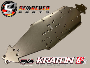 Titanium Chassis for Arrma 6s Kraton V1-V5 & EXB