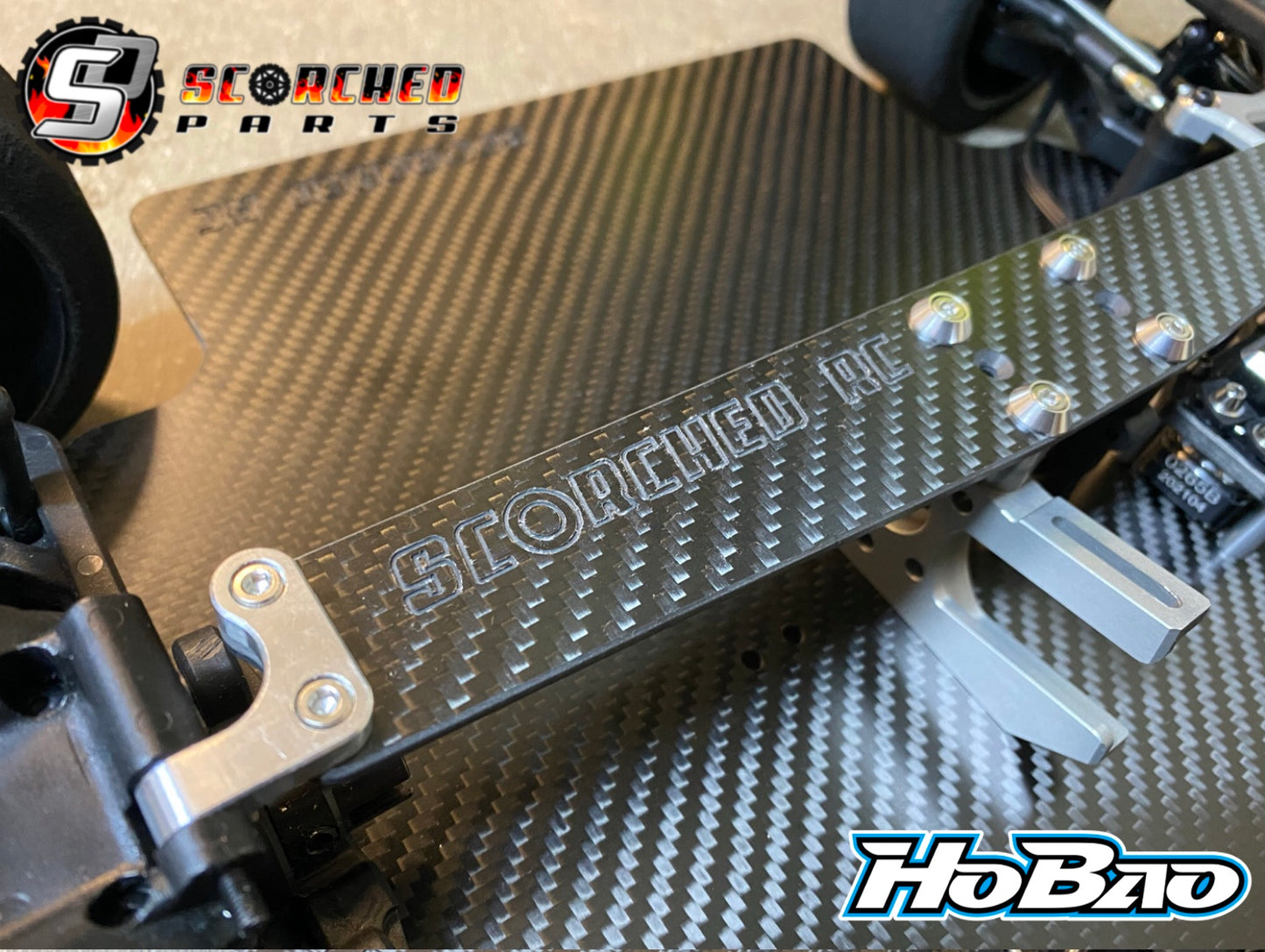 Carbon Fibre Centre Torsion Brace / Top Deck - for Hobao VTE