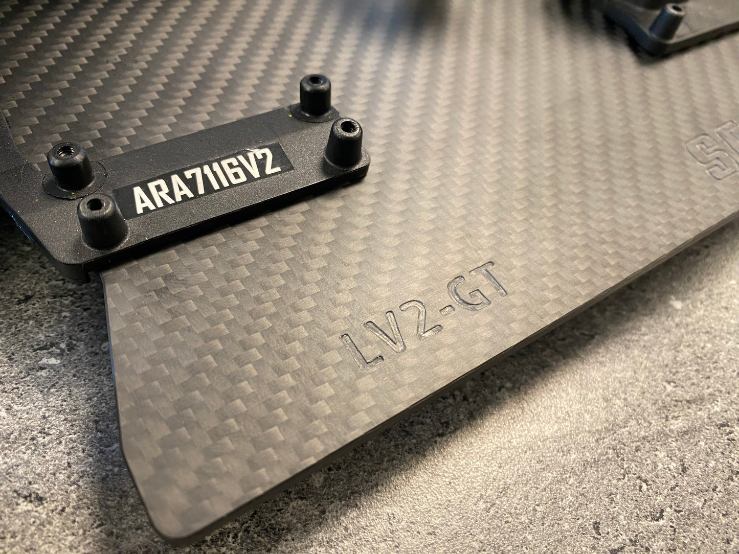 Carbon Fibre GT width Chassis - for Arrma Limitless, Infraction and Felony