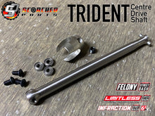 Load image into Gallery viewer, Trident Ball Bearing Titanium Front Centre Drive Shaft 102mm- for Arrma Limitless/Infraction/Felony