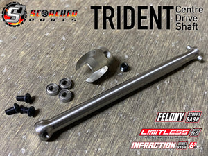Trident Ball Bearing Titanium Front Centre Drive Shaft 102mm- for Arrma Limitless/Infraction/Felony