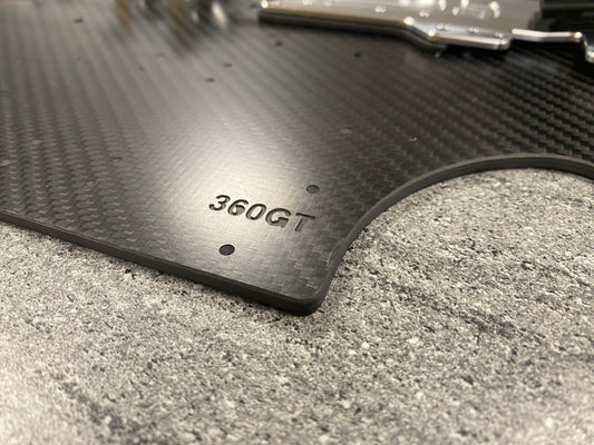 Carbon Fibre Chassis kit - 360mm Wheelbase 1/8, for Arrma