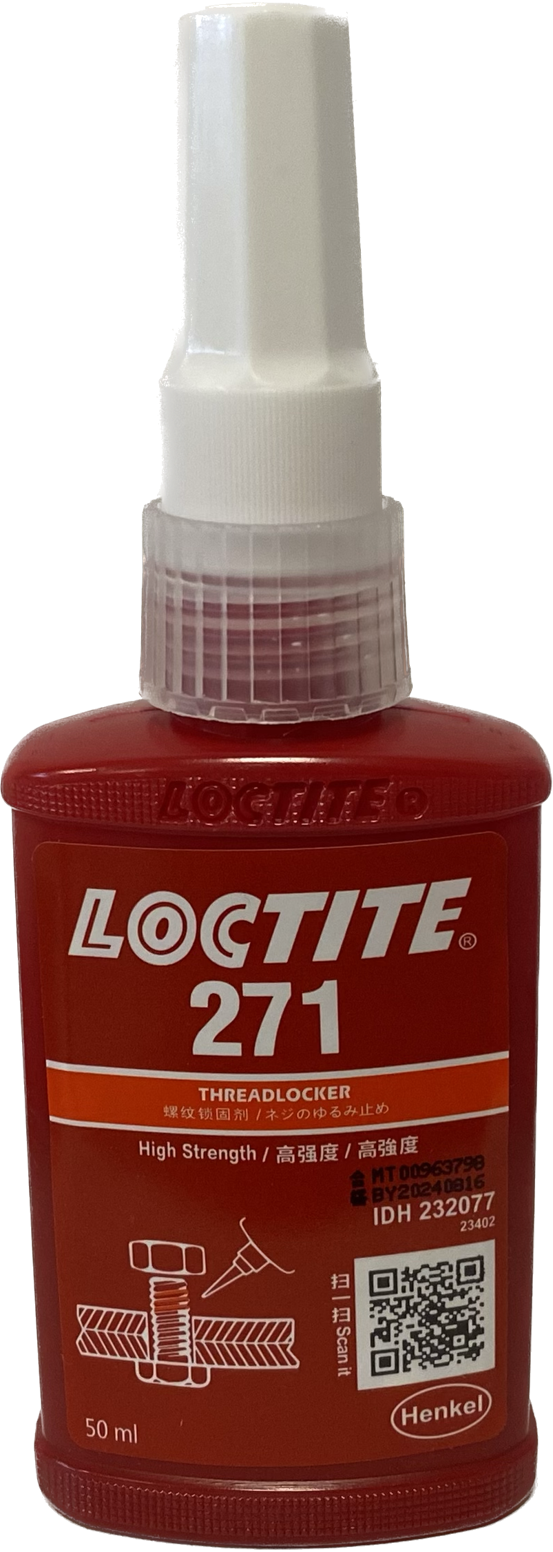 Loctite 271 High Strength Red Thread Locker 50ml – Scorched Parts RC