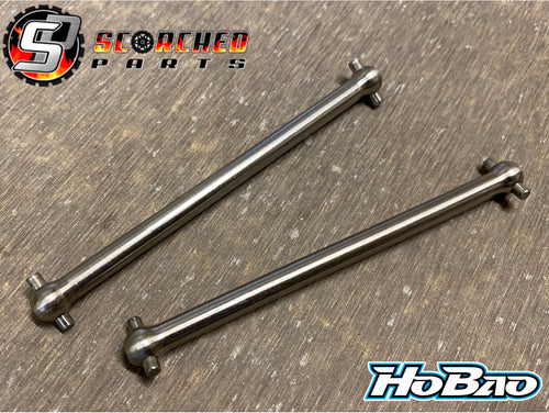 Titanium Rear Axle Shaft / dogbone Pair - for Hobao VTE2, GTB, VTE, VSE