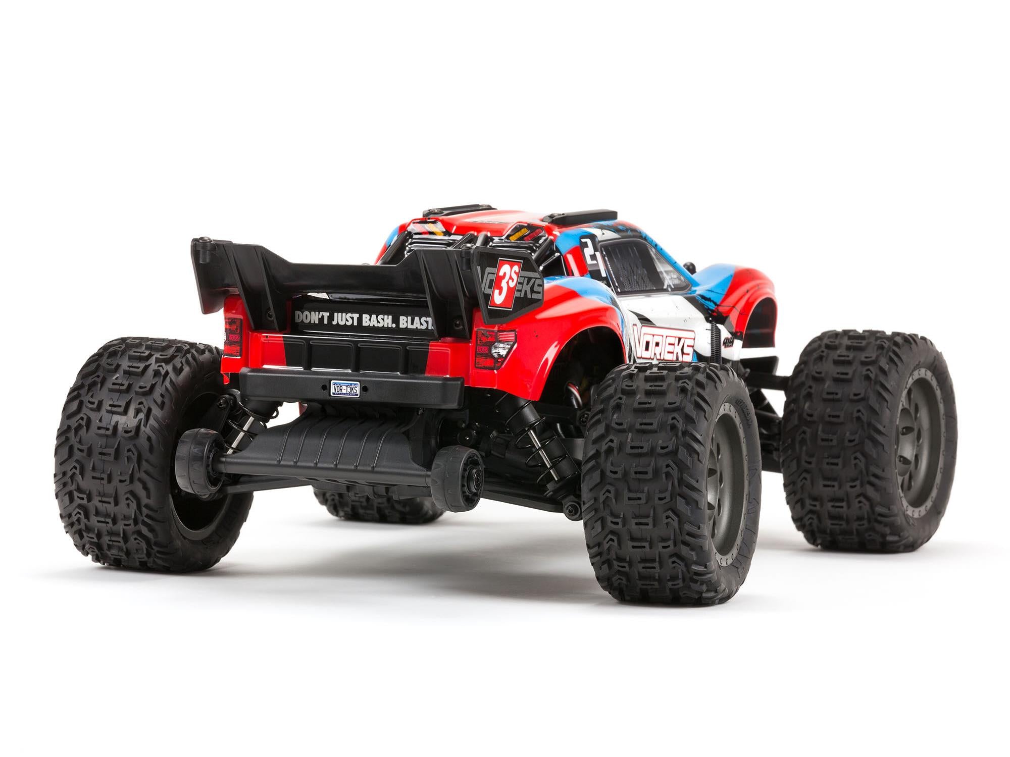 Vorteks 4X4 3S BLX 1/10 Stadium Truck RTR, Red – Scorched Parts RC