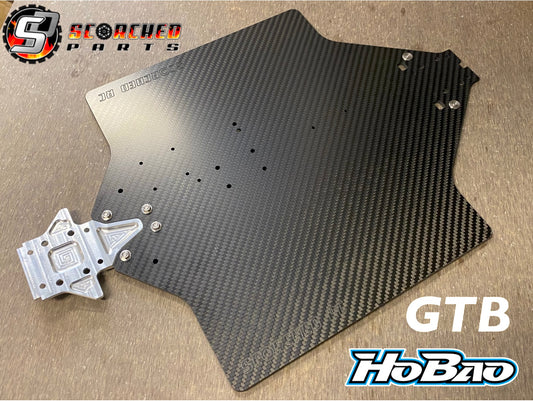 Carbon Fibre Hybrid Chassis - for Hobao GTB SSTE GT Width