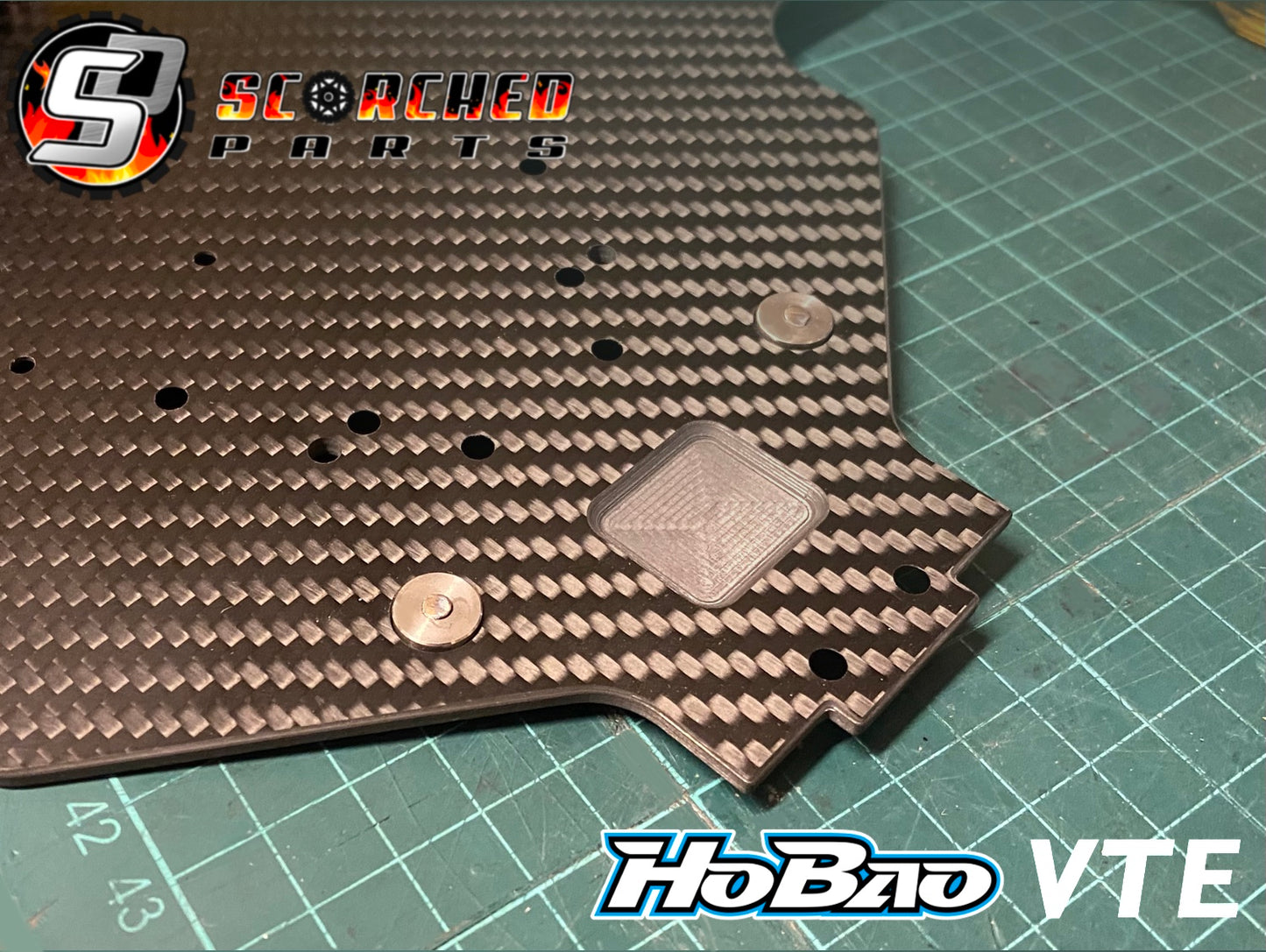 Carbon Fibre Chassis -  for Hobao 1/8th VTE GT Width