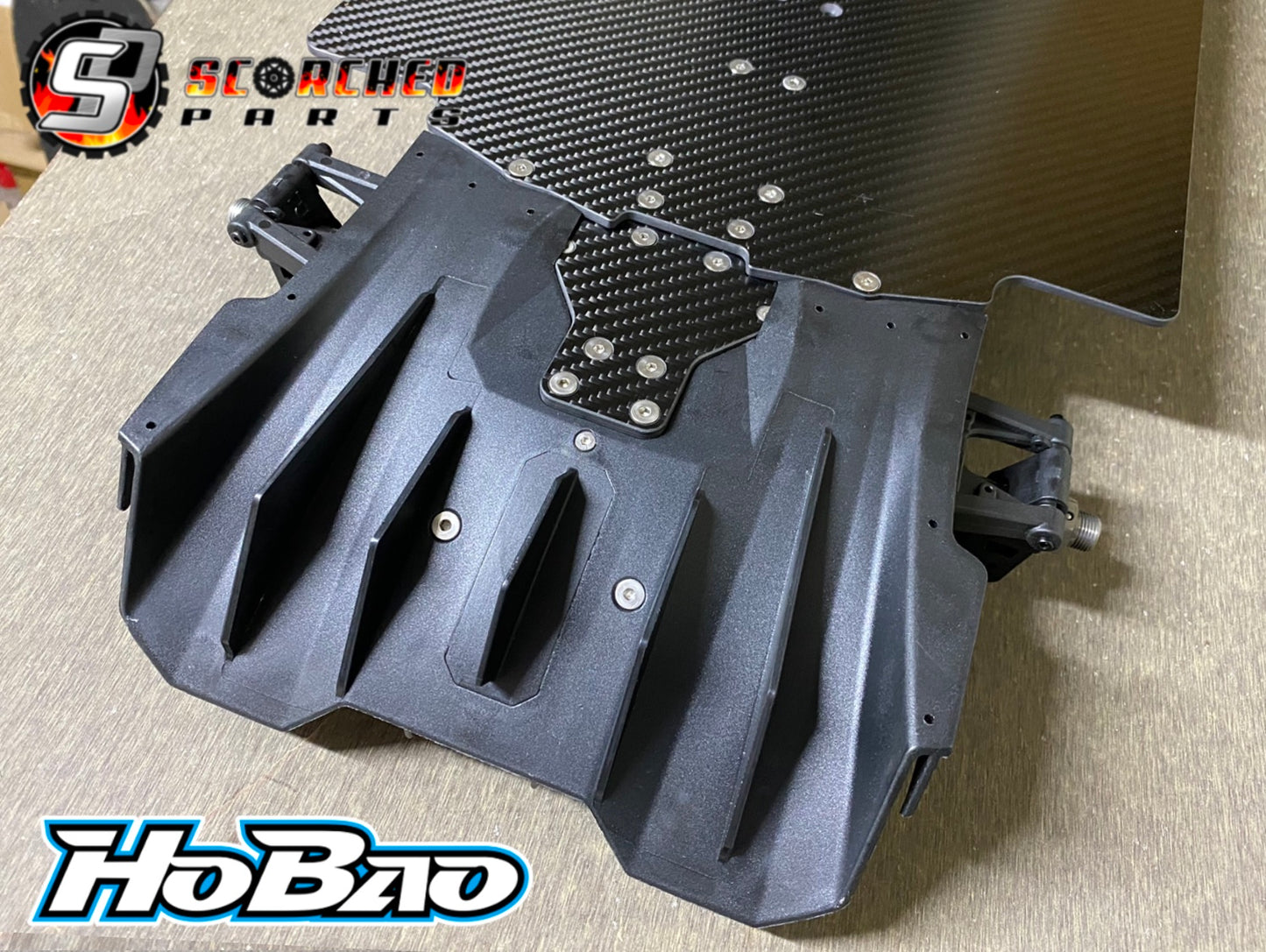 Carbon Fibre Chassis - for Hobao VTE2 Full Length Kit