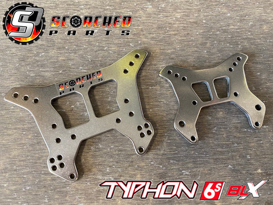 Titanium Shock Towers - for Arrma 6s Typhon