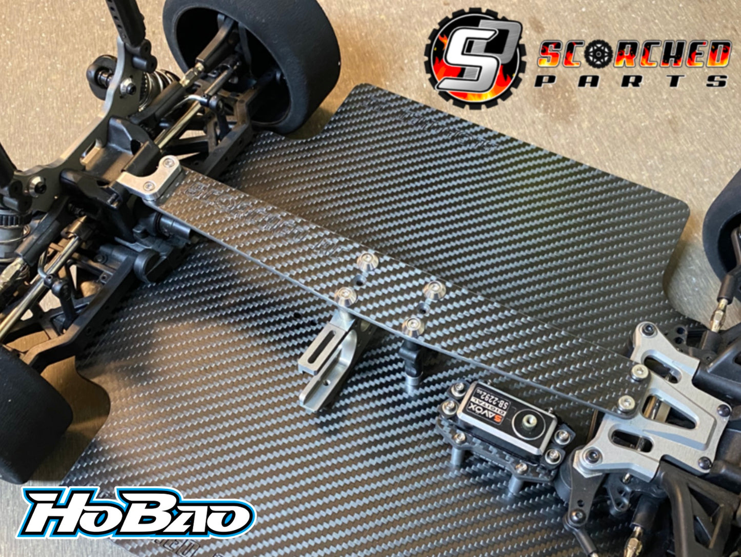 Carbon Fibre Centre Torsion Brace / Top Deck - for Hobao VTE