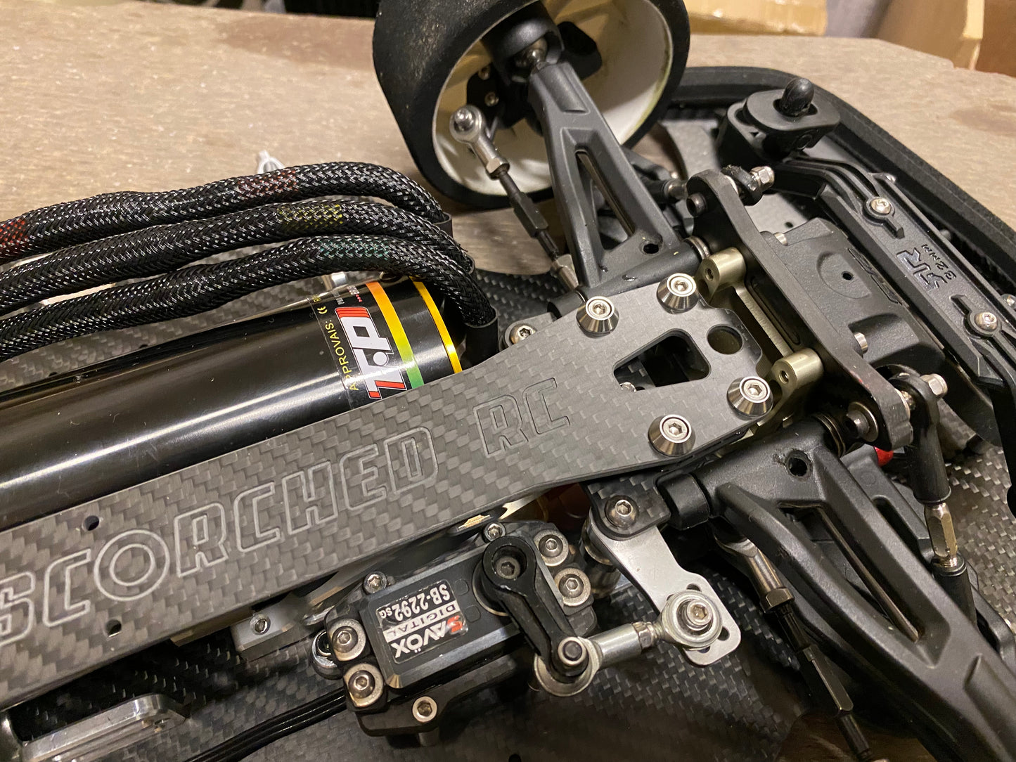 Carbon Fibre Centre Torsion Brace / Top Deck - Arrma Infraction / Felony / Limitless