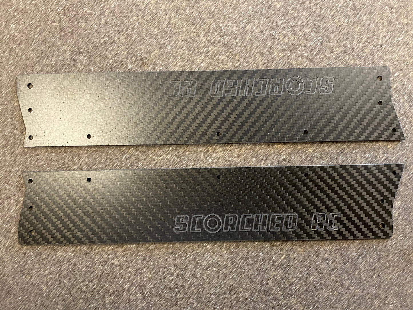 Carbon Fibre Side Infills / Side Skirts for Arrma Infraction / Limitless / GT