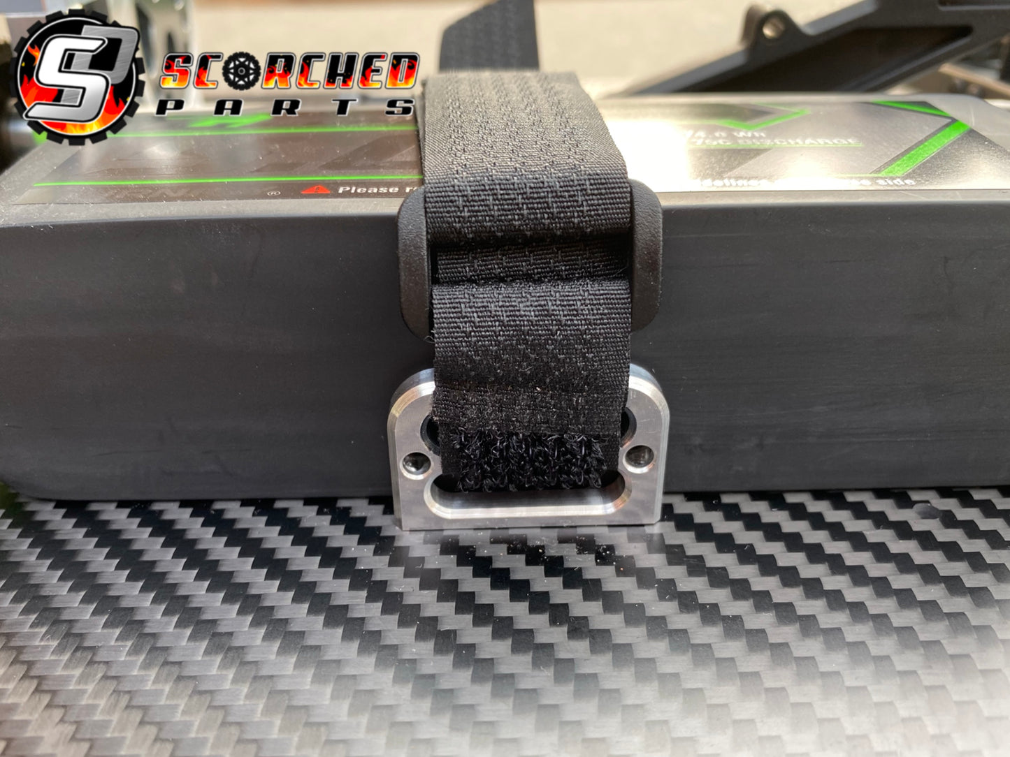 Custom Battery Mount Buckle (Pair)