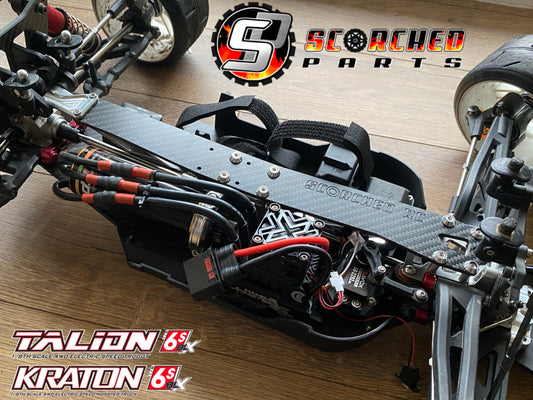 Carbon Fibre Centre Torsion Brace / Top Deck - for Arrma Kraton / Talion