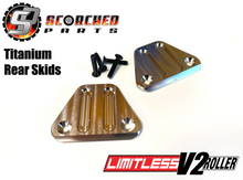 Load image into Gallery viewer, Titanium Rear Skid plates - for Arrma Limitless v2