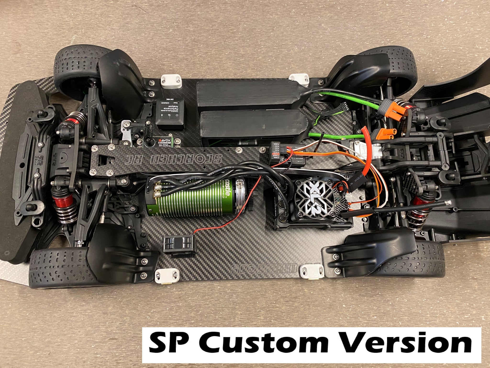Carbon Fibre GT width Chassis - for Arrma Limitless, Infraction and Fe ...