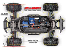 Load image into Gallery viewer, Traxxas WideMaxx Monster Truck - Orange TRX89086-4-ORNG