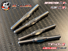 Load image into Gallery viewer, Titanium Turnbuckle Set - for Arrma Infraction / Limitless / Felony / Typhon